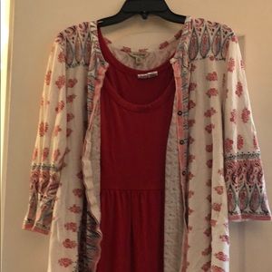 3 pieces tank, tank dress & cardigan